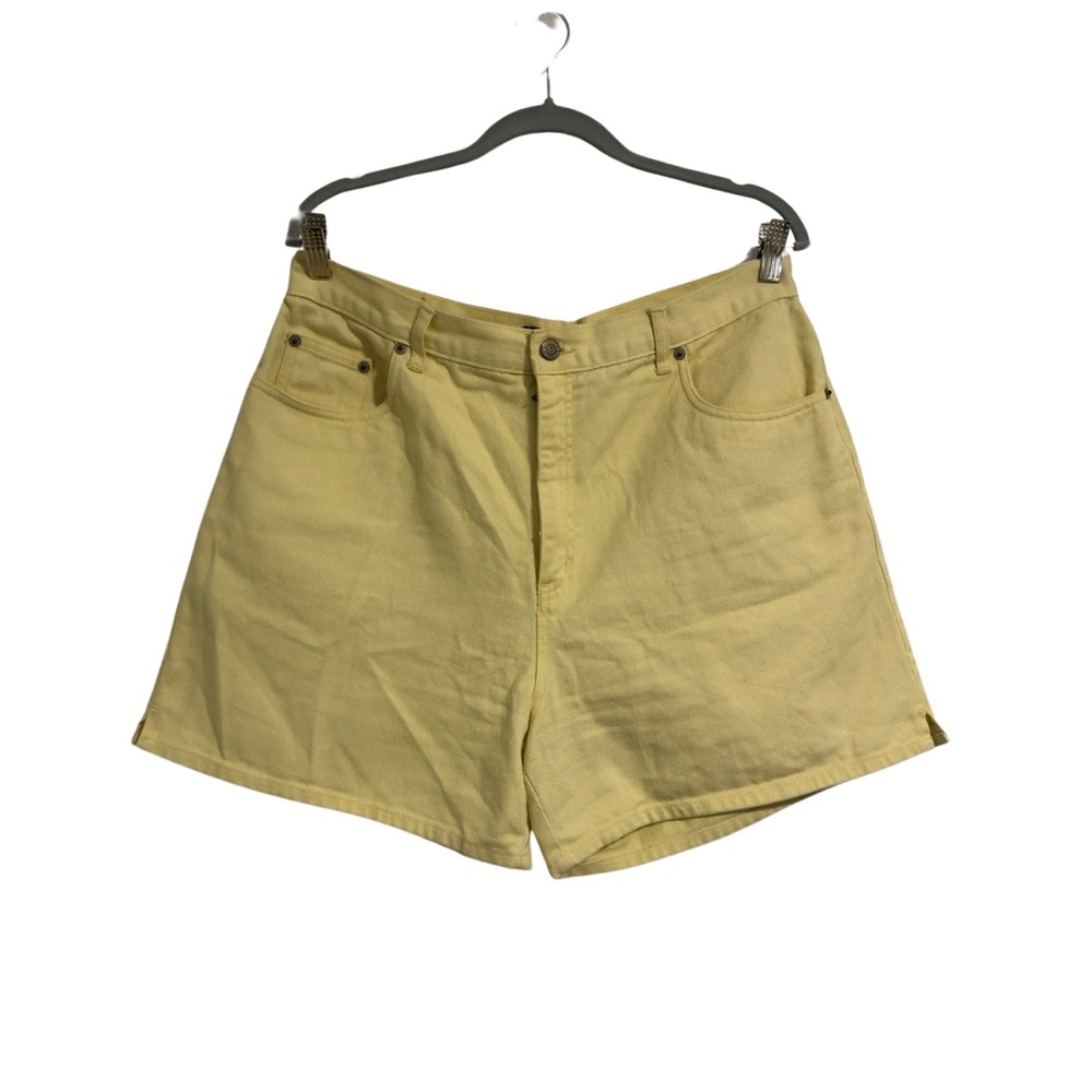 Women’s HALSTON Jeanswear Retro Yellow Denim High Rise Shorts
